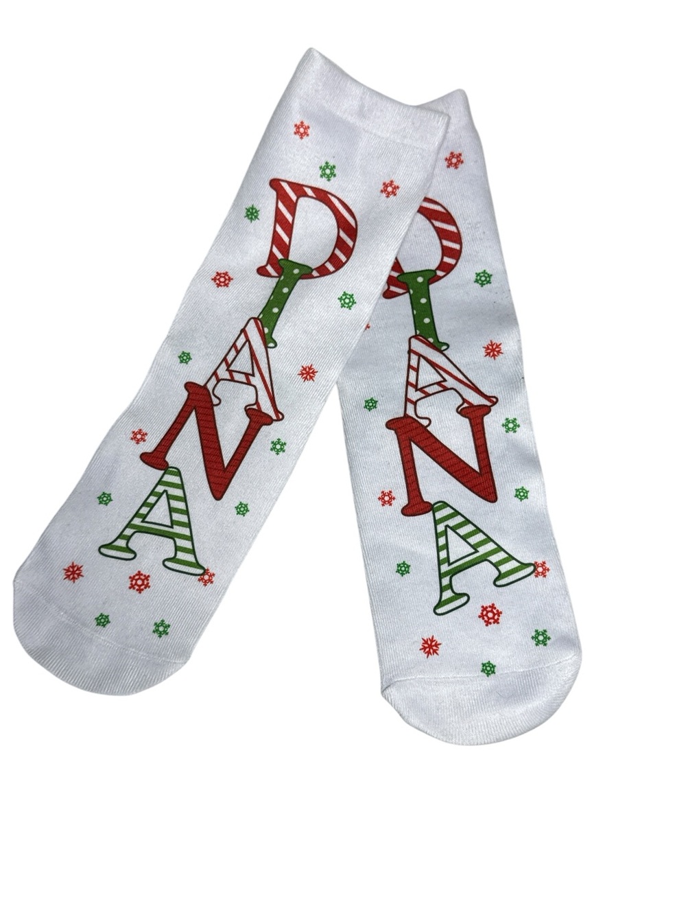 Custom Christmas Name Socks
Holiday Crew Socks
